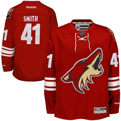 Mike Smith Arizona Coyotes #41 Home Big And Tall Jersey - Red