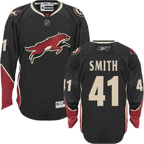 Mike Smith Arizona Coyotes #41 Third Big And Tall Jersey - Black