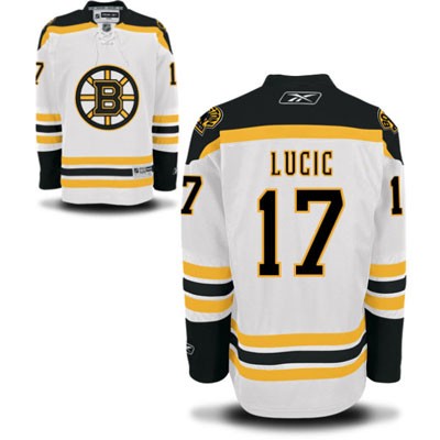 Milan Lucic Boston Bruins #17 Road Big And Tall Jersey - White