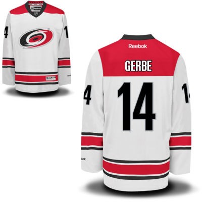 Nathan Gerbe Carolina Hurricanes #14 Road Big And Tall Jersey - White