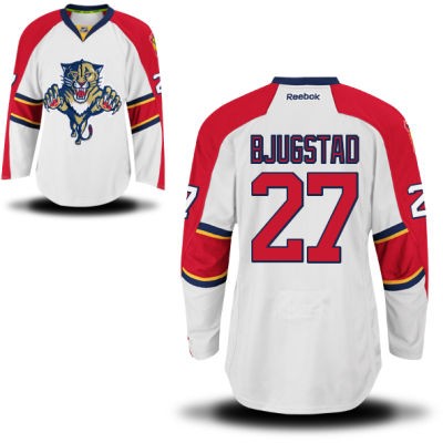 Nick Bjugstad Florida Panthers #27 Road Big And Tall Jersey - White