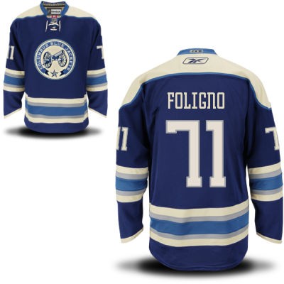 Nick Foligno Columbus Blue Jackets #71 Alternate Big And Tall Jersey - Blue