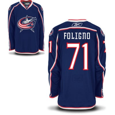 Nick Foligno Columbus Blue Jackets #71 Home Big And Tall Jersey - Blue