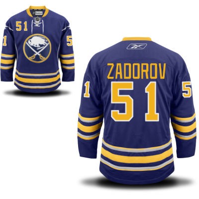 Nikita Zadorov Buffalo Sabres #51 Home Big And Tall Jersey - Blue