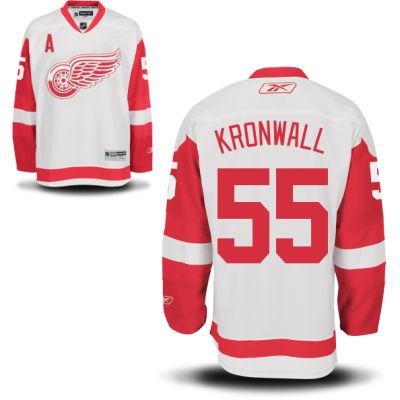 Niklas Kronwall Detroit Red Wings #55 Road A Patch Big And Tall Jersey - White