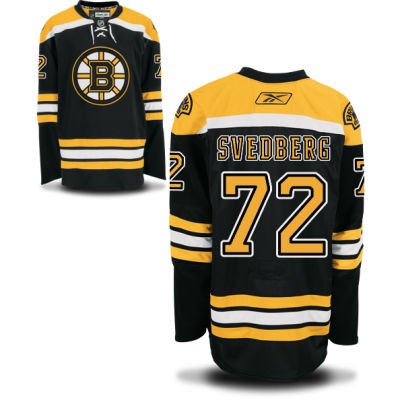 Niklas Svedberg Boston Bruins #72 Home Big And Tall Jersey - Black