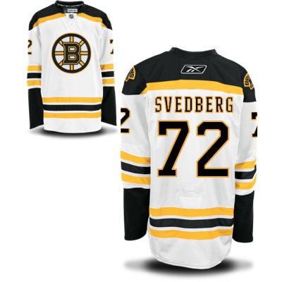 Niklas Svedberg Boston Bruins #72 Road Big And Tall Jersey - White