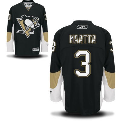 Olli Maatta Pittsburgh Penguins #3 Home Big And Tall Jersey - Black