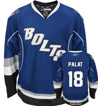 Ondrej Palat Tampa Bay Lightning #18 Alternate Bolts Big And Tall Jersey - Blue