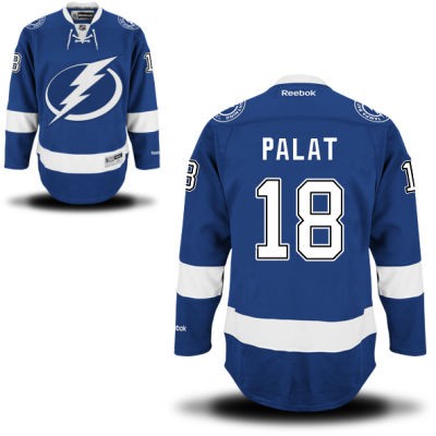 Ondrej Palat Tampa Bay Lightning #18 Home Big And Tall Jersey - Blue