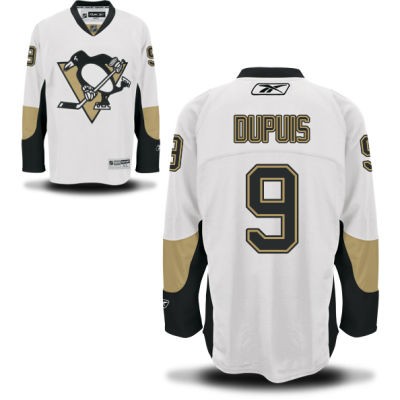 Pascal Dupuis Pittsburgh Penguins #9 Road Big And Tall Jersey - White