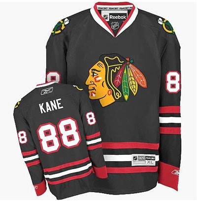 Patrick Kane Chicago Blackhawks #88 Alternate Big And Tall Jersey - Black