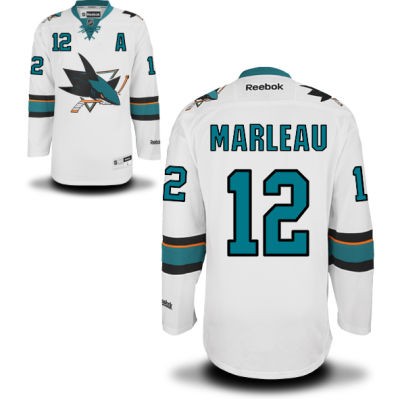 Patrick Marleau San Jose Sharks #12 Road A Patch Big And Tall Jersey - White