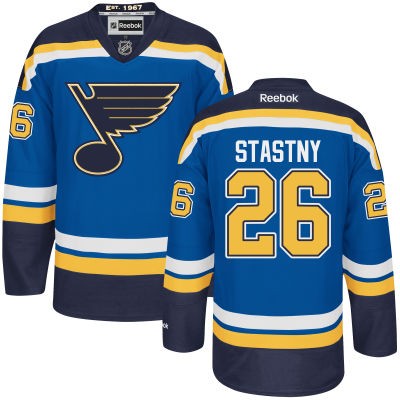 Paul Stastny St. Louis Blues #26 Home Big And Tall Jersey - Blue