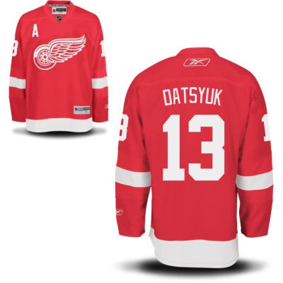 Pavel Datsyuk Detroit Red Wings #13 Home A Patch Big And Tall Jersey - Red