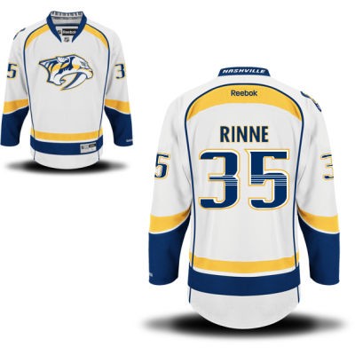 Pekka Rinne Nashville Predators #35 Road Big And Tall Jersey - White