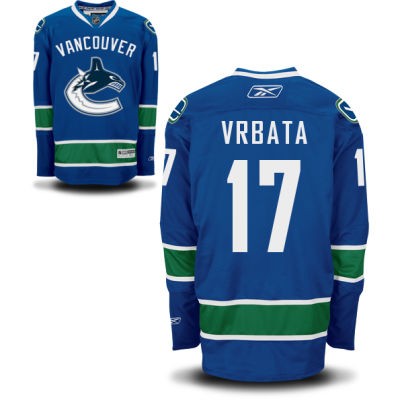 Radim Vrbata Vancouver Canucks #17 Home Big And Tall Jersey - Blue