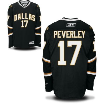 Rich Peverley Dallas Stars #17 Home Big And Tall Jersey - Black