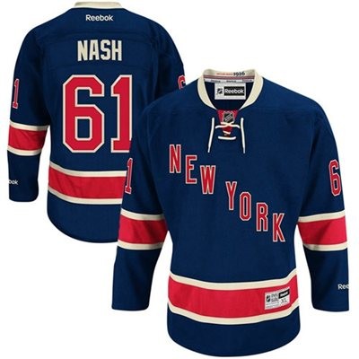 Rick Nash New York Rangers #61 Third Big And Tall Jersey - Blue