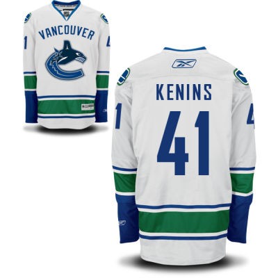 Ronalds Kenins Vancouver Canucks #41 Road Big And Tall Jersey - White