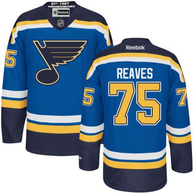 Ryan Reaves St. Louis Blues #75 Home Big And Tall Jersey - Blue