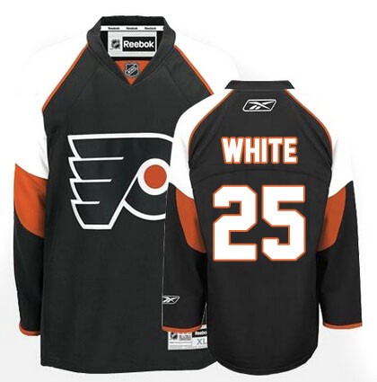 Ryan White Philadelphia Flyers #25 Alternate Big And Tall Jersey - Black