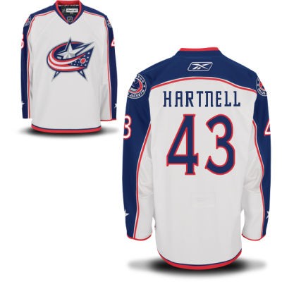 Scott Hartnell Columbus Blue Jackets #43 Road Big And Tall Jersey - White