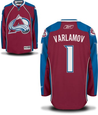 Semyon Varlamov Colorado Avalanche #1 Home Big And Tall Jersey - Red