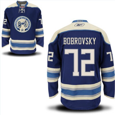 Sergei Bobrovsky Columbus Blue Jackets #72 Alternate Big And Tall Jersey - Blue