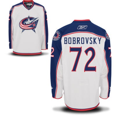 Sergei Bobrovsky Columbus Blue Jackets #72 Road Big And Tall Jersey - White