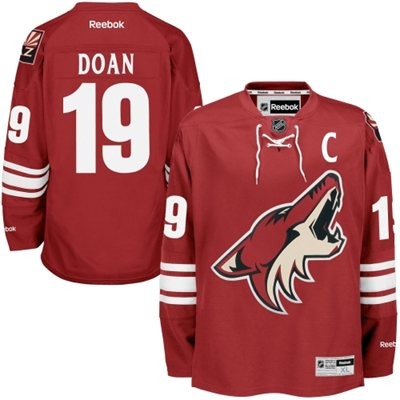 Shane Doan Arizona Coyotes #19 Home C Patch Big And Tall Jersey - Red