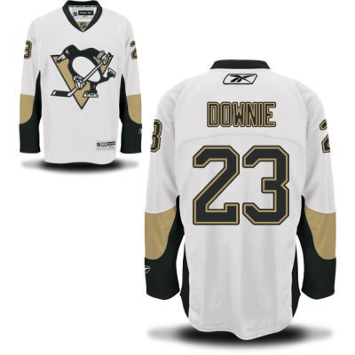 Steve Downie Pittsburgh Penguins #23 Road Big And Tall Jersey - White