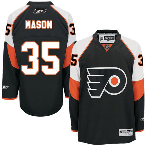 Steve Mason Philadelphia Flyers #35 Alternate Big And Tall Jersey - Black