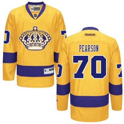 Tanner Pearson Los Angeles Kings #70 Alternate Crown Big And Tall Jersey - Gold