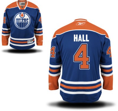 Taylor Hall Edmonton Oilers #4 Home Big And Tall Jersey - Blue