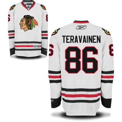 Teuvo Teravainen Chicago Blackhawks #86 Road Big And Tall Jersey - White