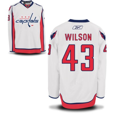 Tom Wilson Washington Capitals #43 Road Big And Tall Jersey - White