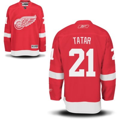 Tomas Tatar Detroit Red Wings #21 Home Big And Tall Jersey - Red