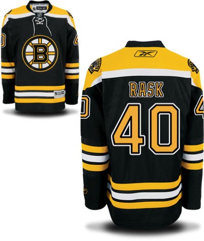 Tuukka Rask Boston Bruins #40 Home Big And Tall Jersey - Black