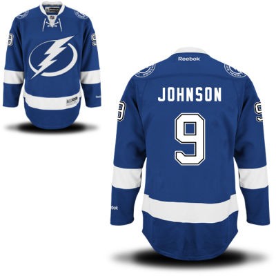 Tyler Johnson Tampa Bay Lightning #9 Home Big And Tall Jersey - Blue