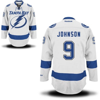 Tyler Johnson Tampa Bay Lightning #9 Road Big And Tall Jersey - White