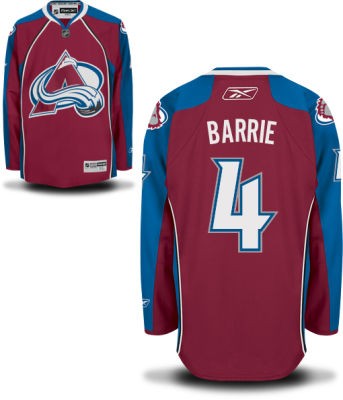 Tyson Barrie Colorado Avalanche #4 Home Big And Tall Jersey - Red