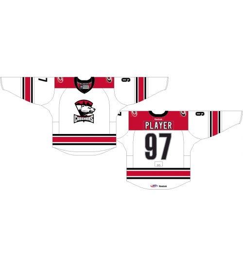 Custom AHL Charlotte Checkers Hockey Jersey White