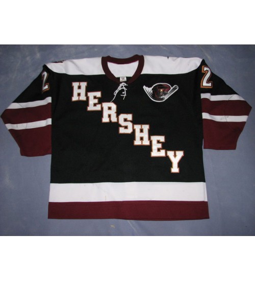 Custom AHL Hershey Bears 2 Nick Naumenko Jersey Black