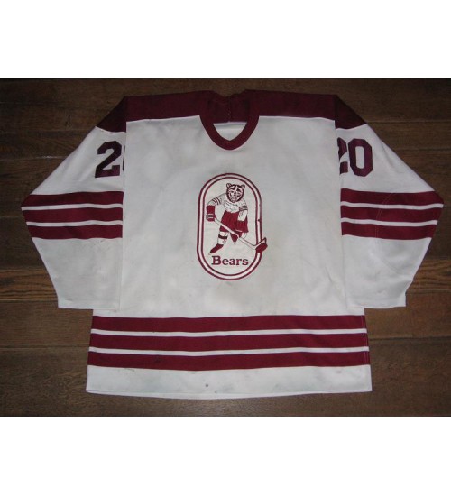 Custom AHL Hershey Bears 20 Andre Dore Jersey White