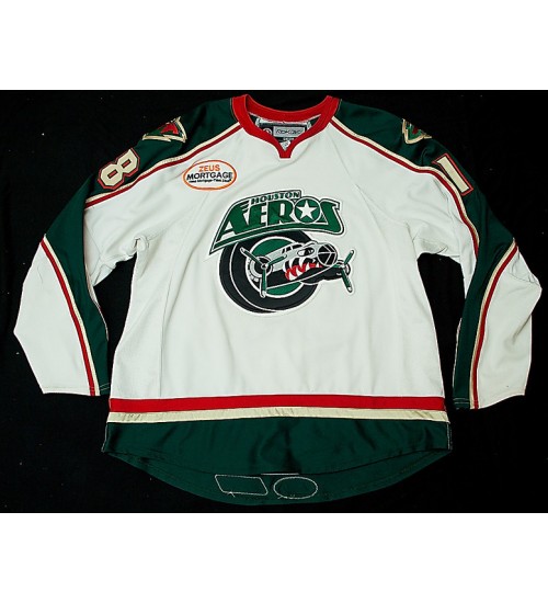 Custom AHL Houston Aeros 18 Colton Gillies Hockey Jersey White