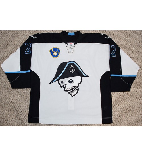 Custom AHL Milwaukee Admirals 22 Alex Radulov Premier Hockey Jersey White