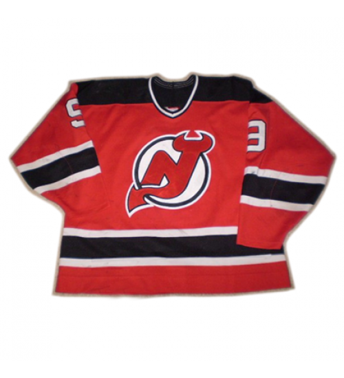 Custom AHL New Jersey Devils 9 Neal Broten Hockey Jersey Red