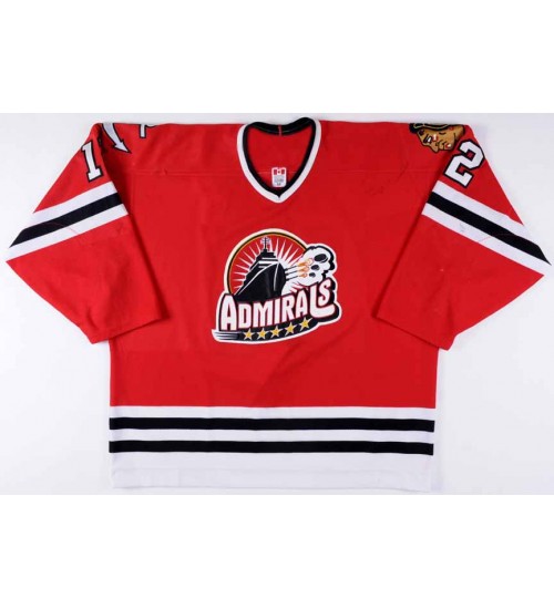 Custom AHL Norfolk Admirals 12 Jack Skille Premier Hockey Jersey Red