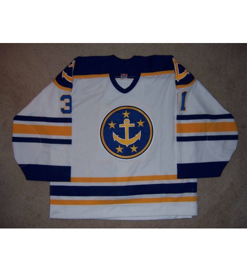 Custom AHL Norfolk Admirals 31 Karri Ramo Hockey Jersey Alternate White